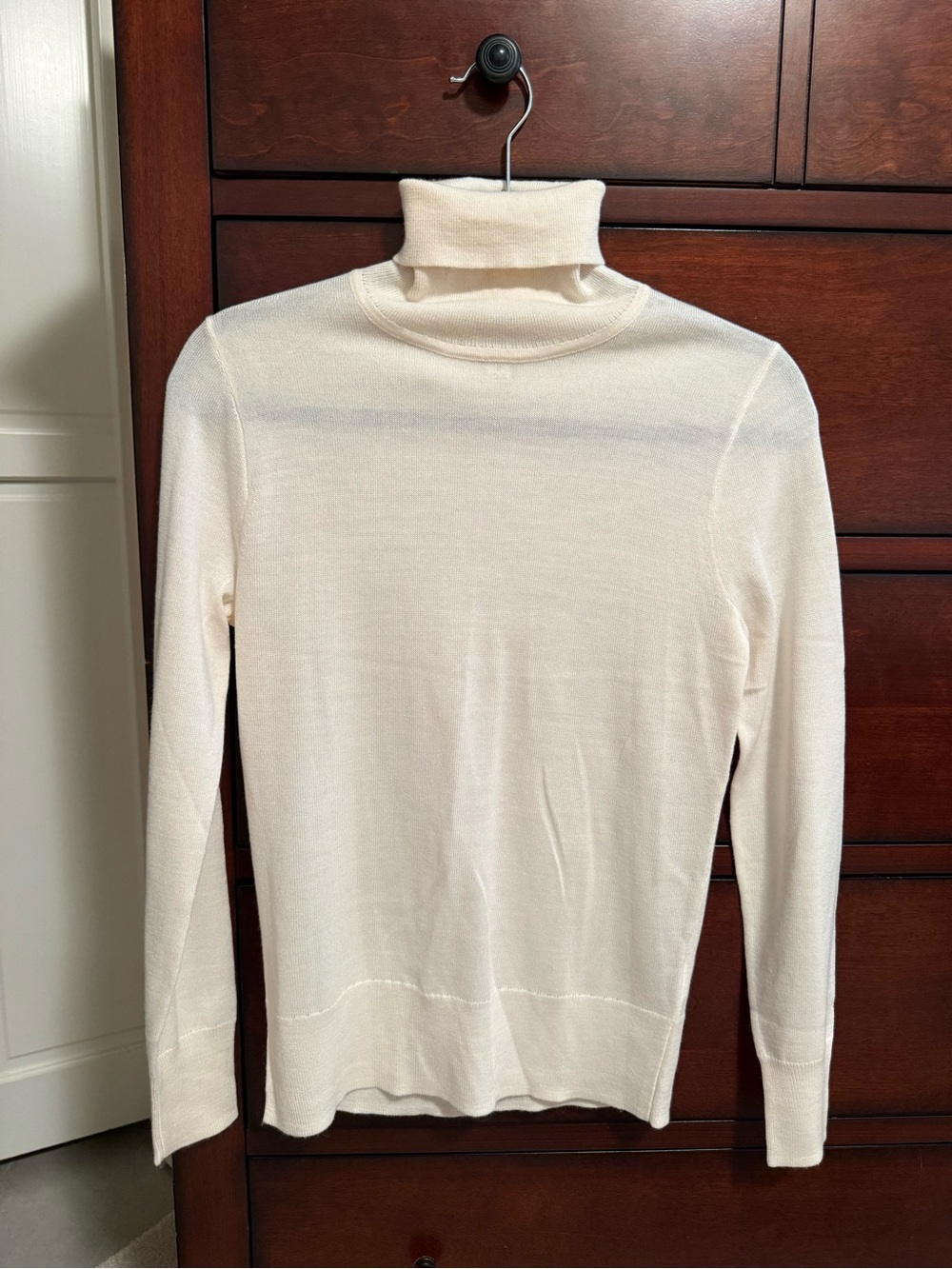 J. Crew Cream Turtleneck Sweater